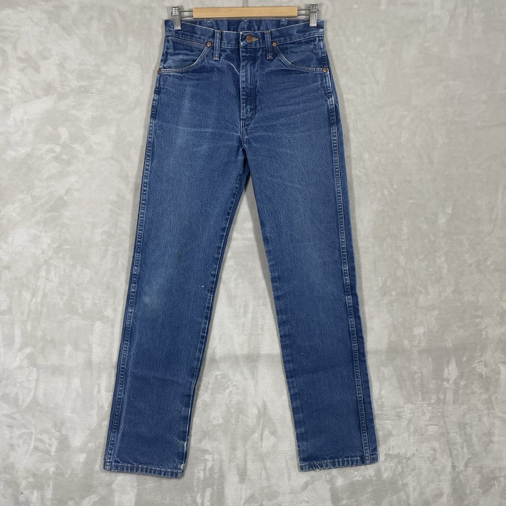 Vintage Wrangler 13MWZ Jeans Mens 29x34 (fit 28x33) 90s Cowboy Cut Faded Y2K